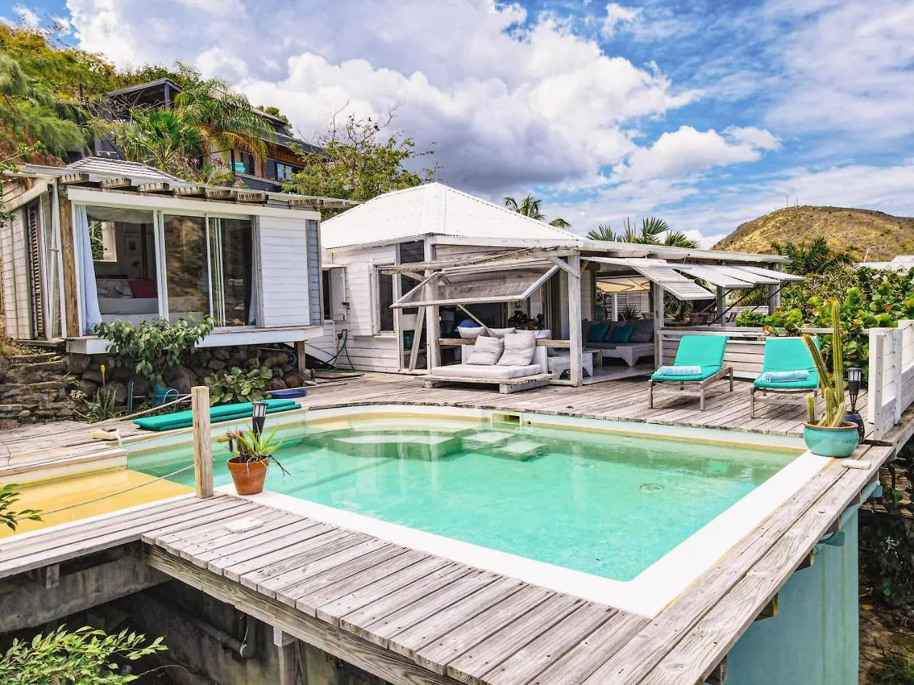 Ancre Bleue, Charming Villa With A Stunning View Of Pinel Island, 3 Bedrooms, 3 Bathrooms Cul de Sac