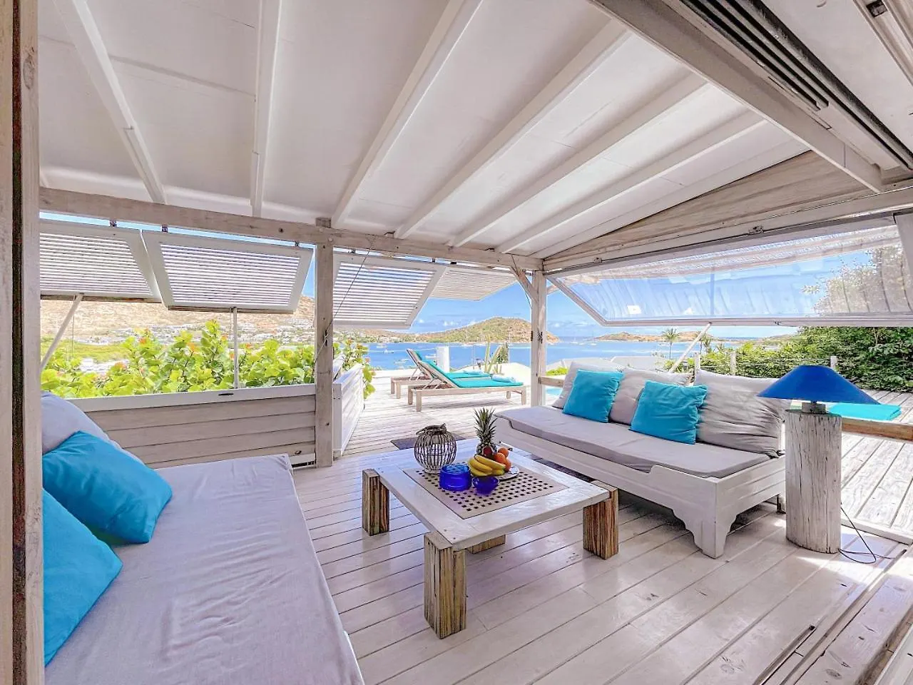 Ancre Bleue, Charming Villa With A Stunning View Of Pinel Island, 3 Bedrooms, 3 Bathrooms Cul de Sac